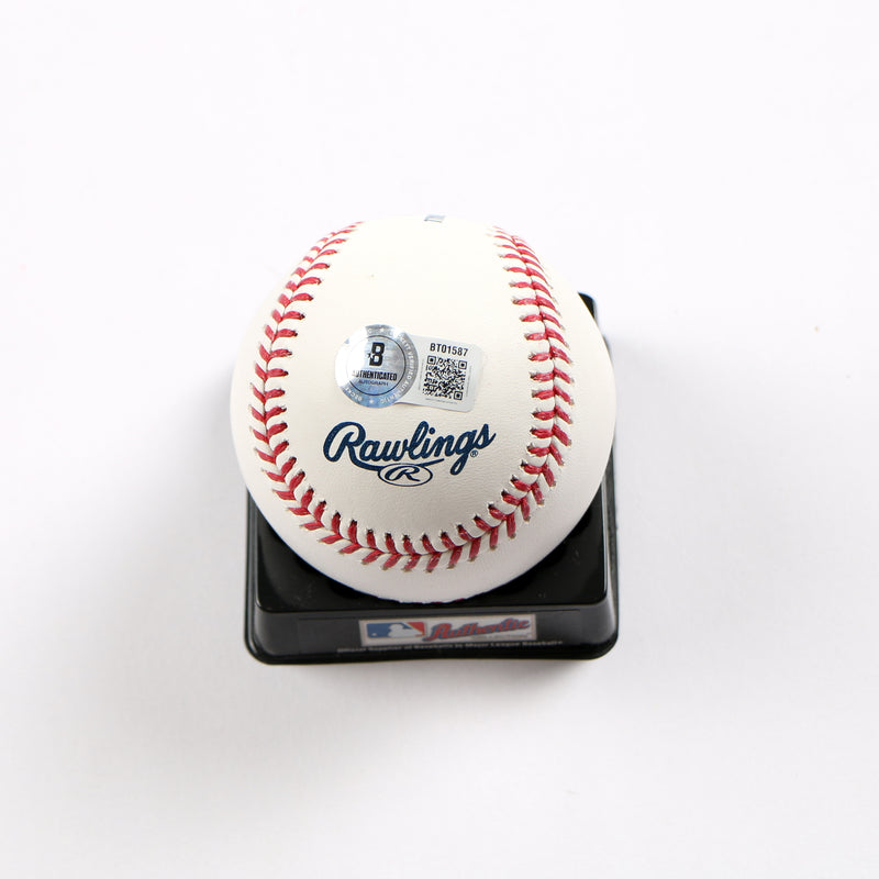 Frank Thomas Signed Baseball Hall of Fame Ball Chicago White Sox Beckett