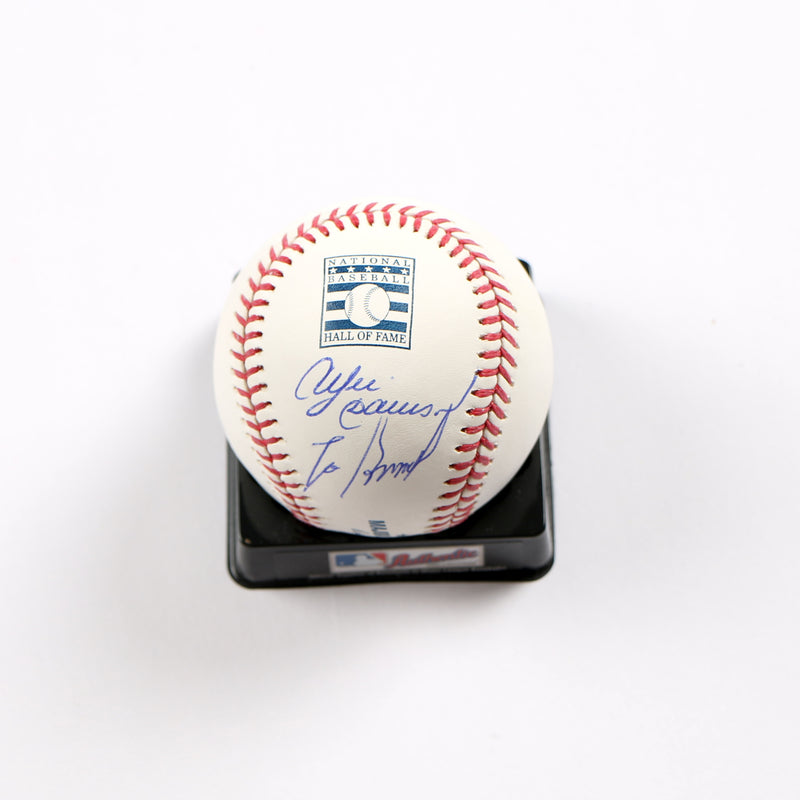 Andrew Dawson Lee Smith Signed Baseball Hall of Fame Ball Chicago Cubs Beckett
