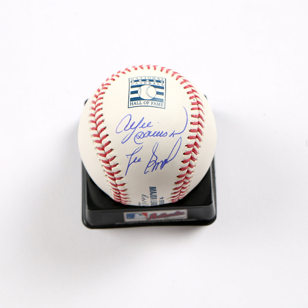 Andrew Dawson Lee Smith Signed Baseball Hall of Fame Ball Chicago Cubs Beckett