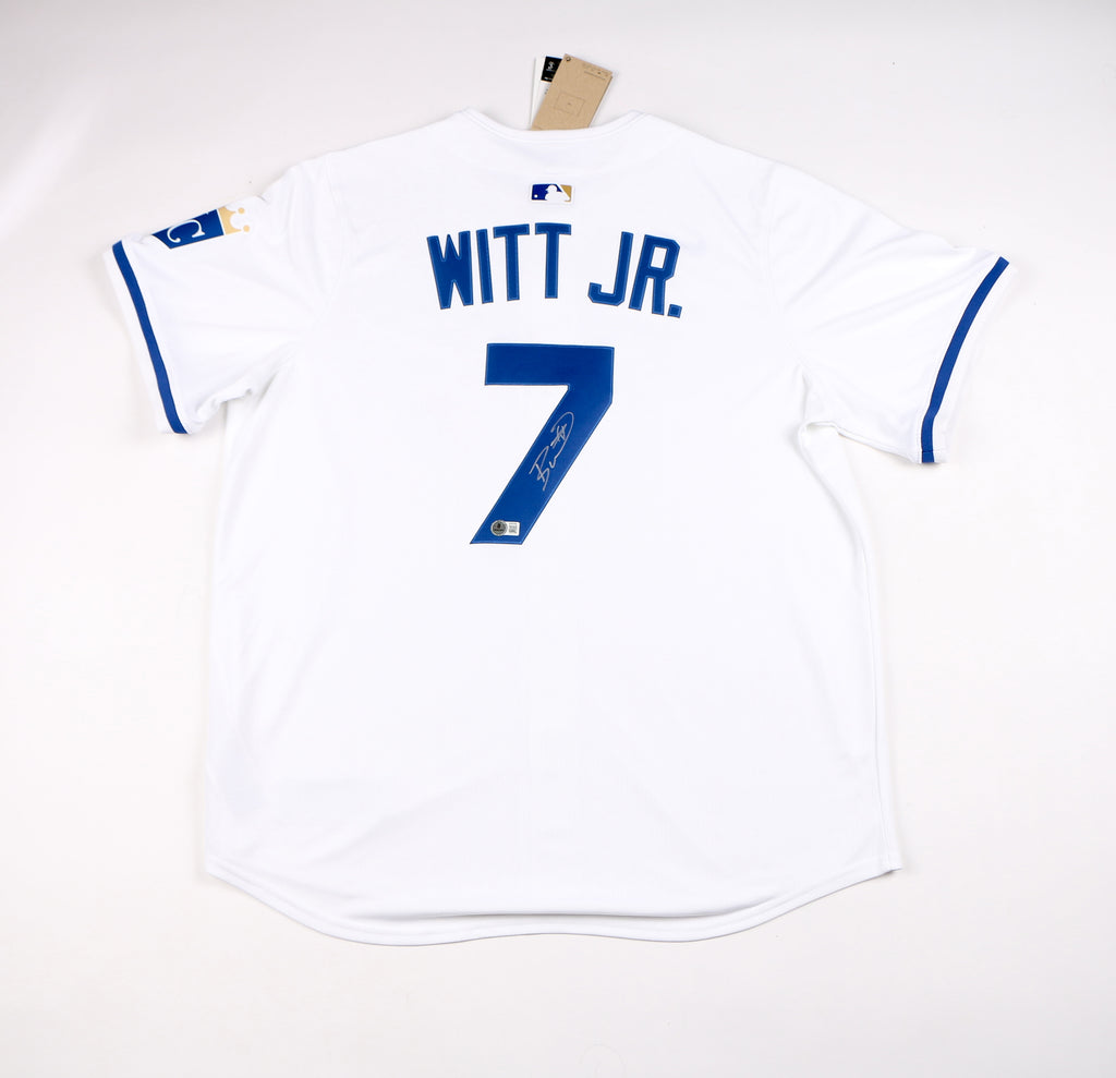Bobby Witt Jr Signed Jersey Kansas City Royals Witt Auto Beckett