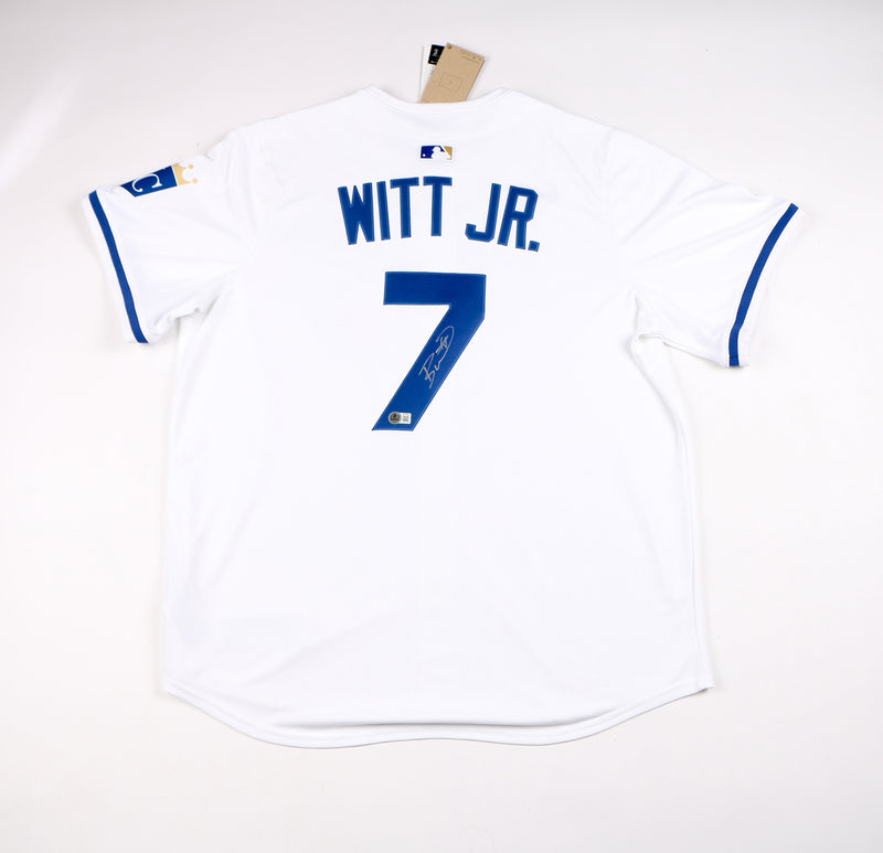 Bobby Witt Jr Signed Jersey Kansas City Royals Witt Auto Beckett