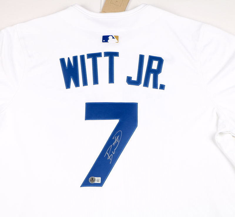 Bobby Witt Jr Signed Jersey Kansas City Royals Witt Auto Beckett