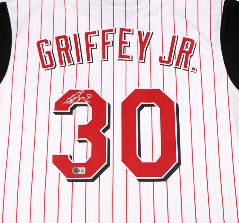 Ken Griffey Jr. Signed Jersey Cincinnati Reds Nike MLB Griffey Jr. Auto Beckett