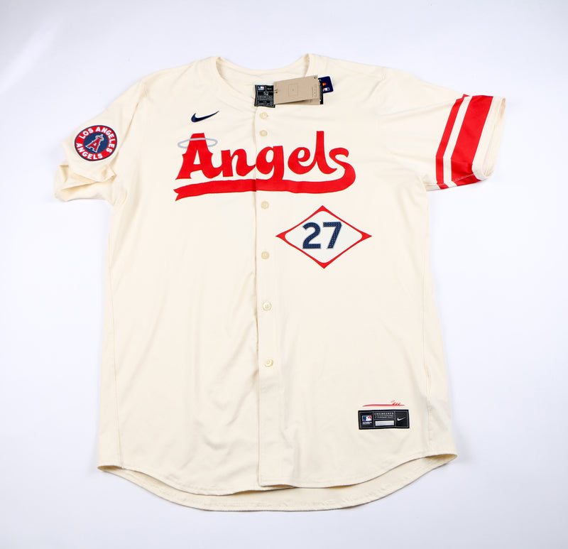 Mike Trout Signed Jersey Authentic On Field MLB Los Angeles Angels Beckett