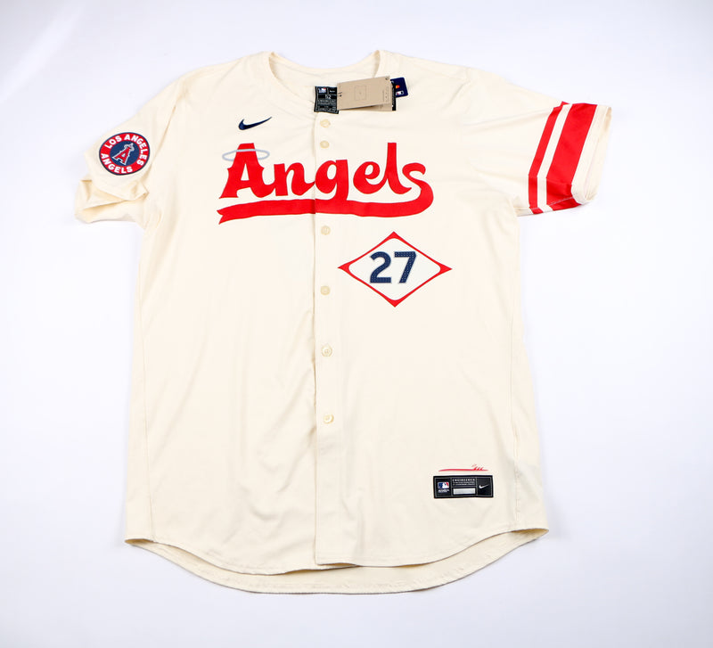 Mike Trout Signed Jersey Authentic On Field MLB Los Angeles Angels Beckett
