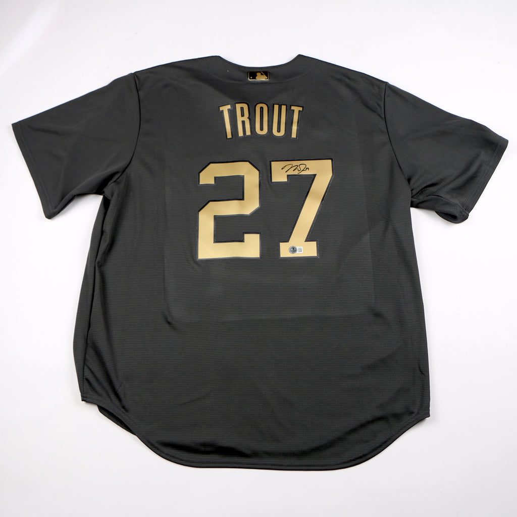 Mike Trout Signed Jersey Authentic 2022 All Star Jersey MLB Los Angeles Angels Beckett