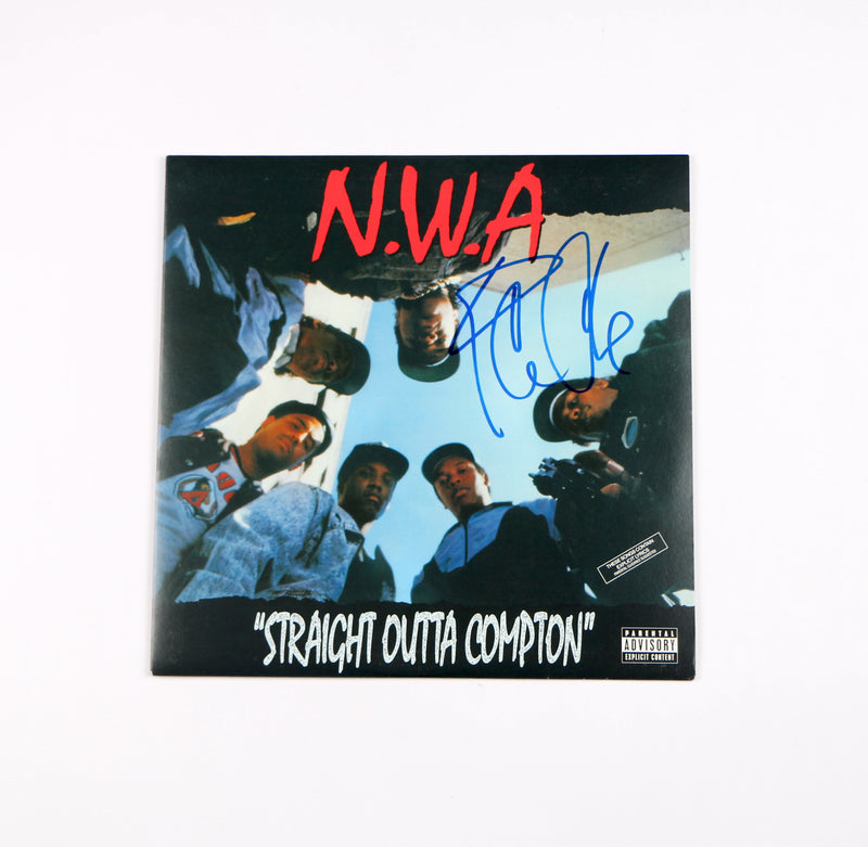 Ice Cube Signed Vinyl NWA Straight Outta Compton Ice Cube auto Beckett