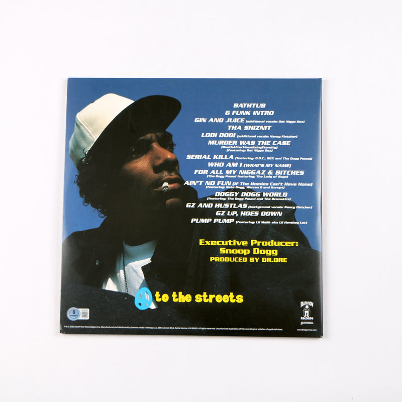 Snoop Dogg Signed Vinyl Doggystyle Vinyl Full Name Snoop Auto Beckett
