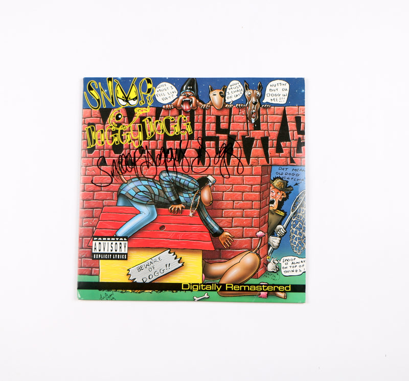 Snoop Dogg Signed Vinyl Doggystyle Vinyl Full Name Snoop Auto Beckett