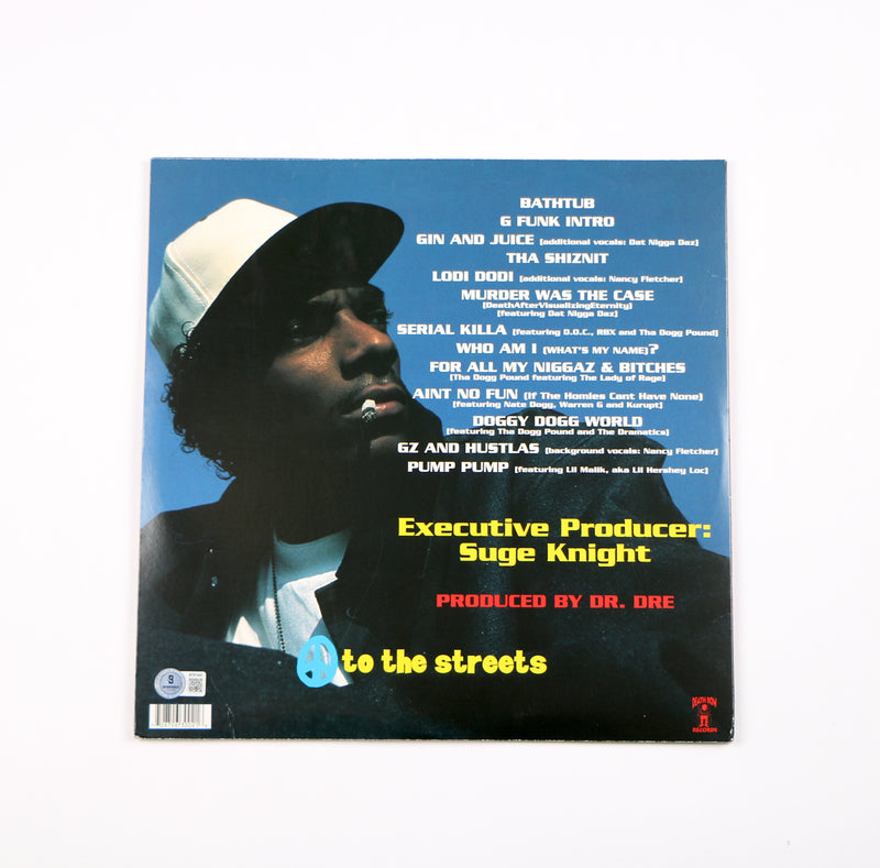 Snoop Dogg Signed Vinyl Doggystyle Vinyl Full Name Snoop Auto Beckett