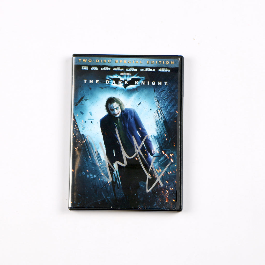 Christian Bale Signed DVD The Dark Knight Batman Bale Autograph Beckett