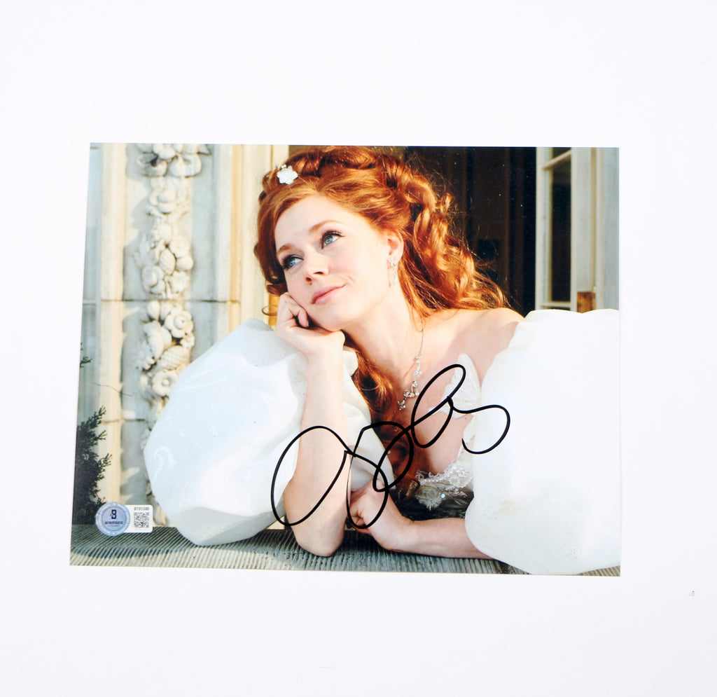 Amy Adams Signed Photo 8x10 Auto Enchanted Disney Autograph Beckett