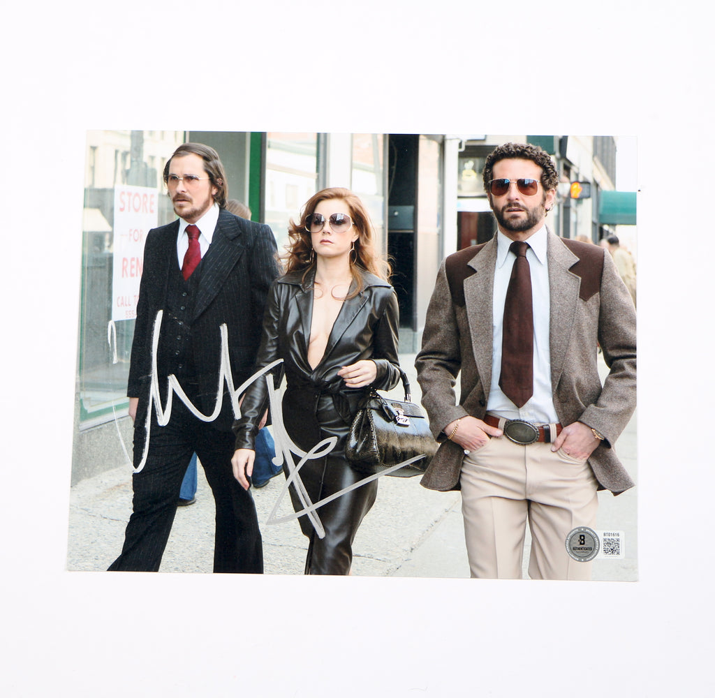 Christian Bale Signed Photo 8x10 American Hustle Bale Auto Beckett