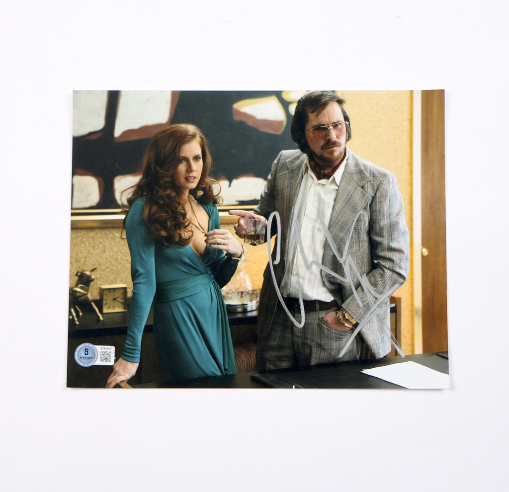 Christian Bale Signed Photo 8x10 American Hustle Bale Auto Beckett