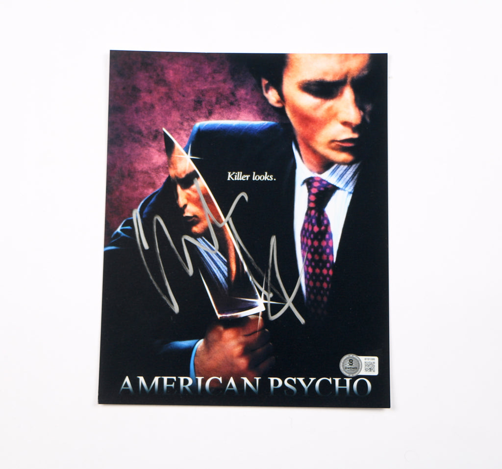 Christian Bale Signed Photo 8x10 American Psycho Batman Bale Autograph Beckett