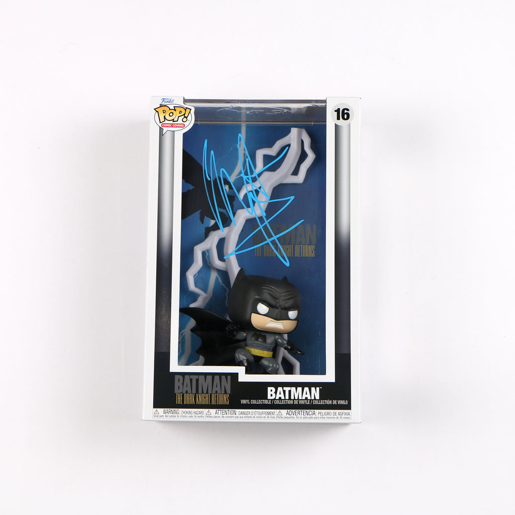 Christian Bale Signed Funko Pop 16 Batman The Dark Knight Returns Comic Cover Beckett