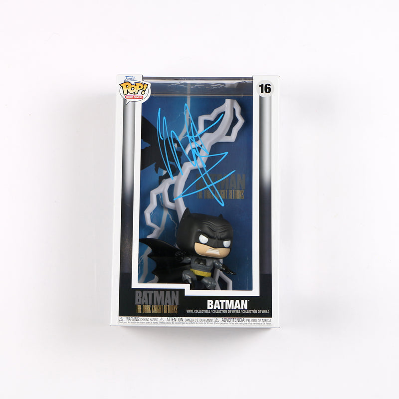 Christian Bale Signed Funko Pop 16 Batman The Dark Knight Returns Comic Cover Beckett