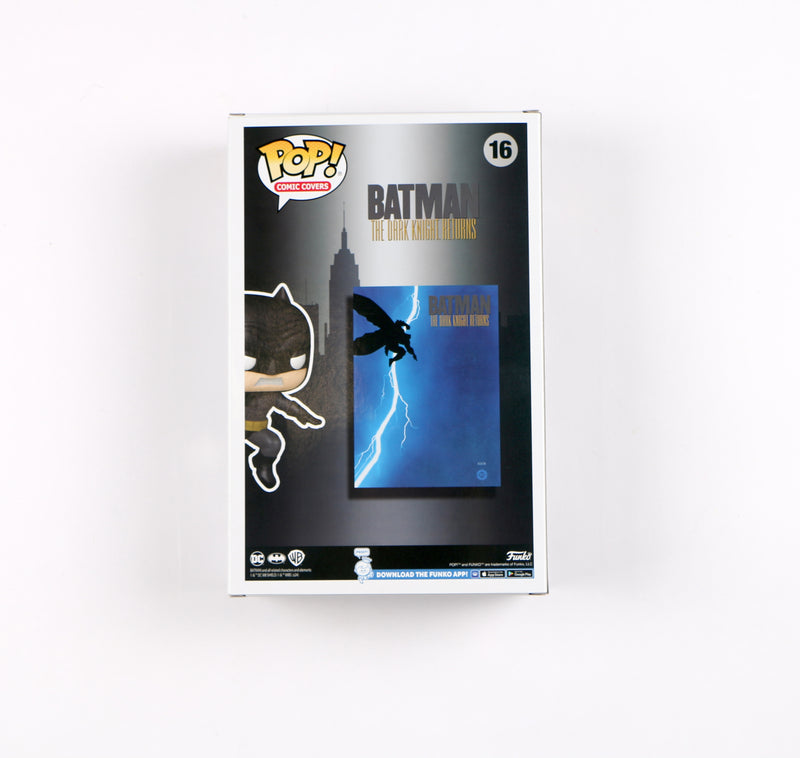 Christian Bale Signed Funko Pop 16 Batman The Dark Knight Returns Comic Cover Beckett