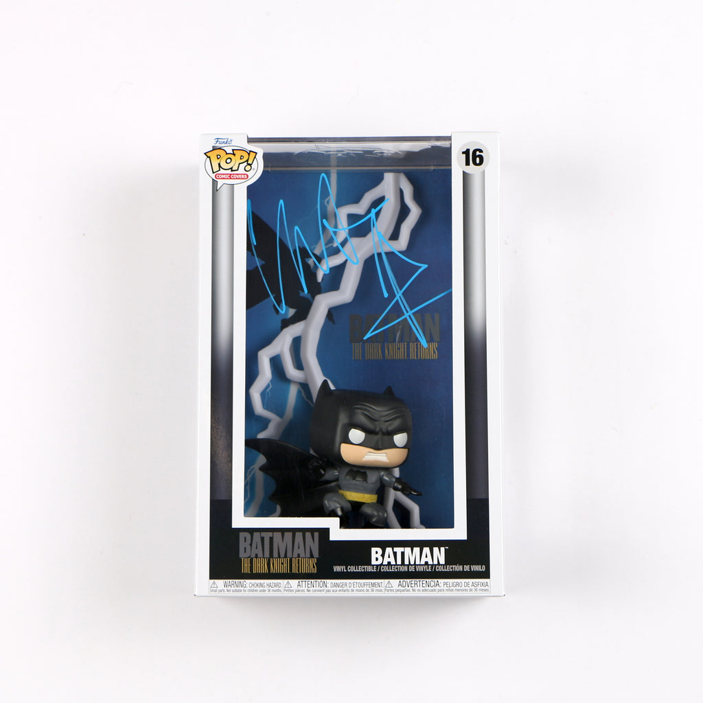 Christian Bale Signed Funko Pop 16 Batman The Dark Knight Returns Comic Cover Beckett