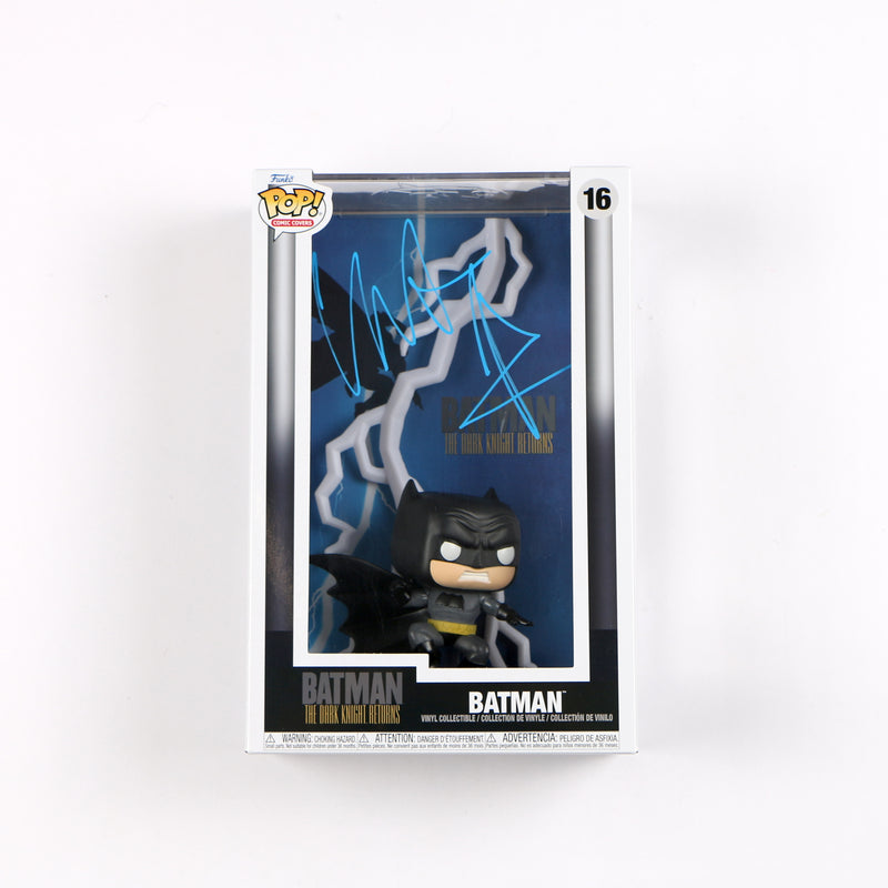 Christian Bale Signed Funko Pop 16 Batman The Dark Knight Returns Comic Cover Beckett