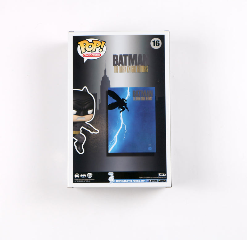 Christian Bale Signed Funko Pop 16 Batman The Dark Knight Returns Comic Cover Beckett