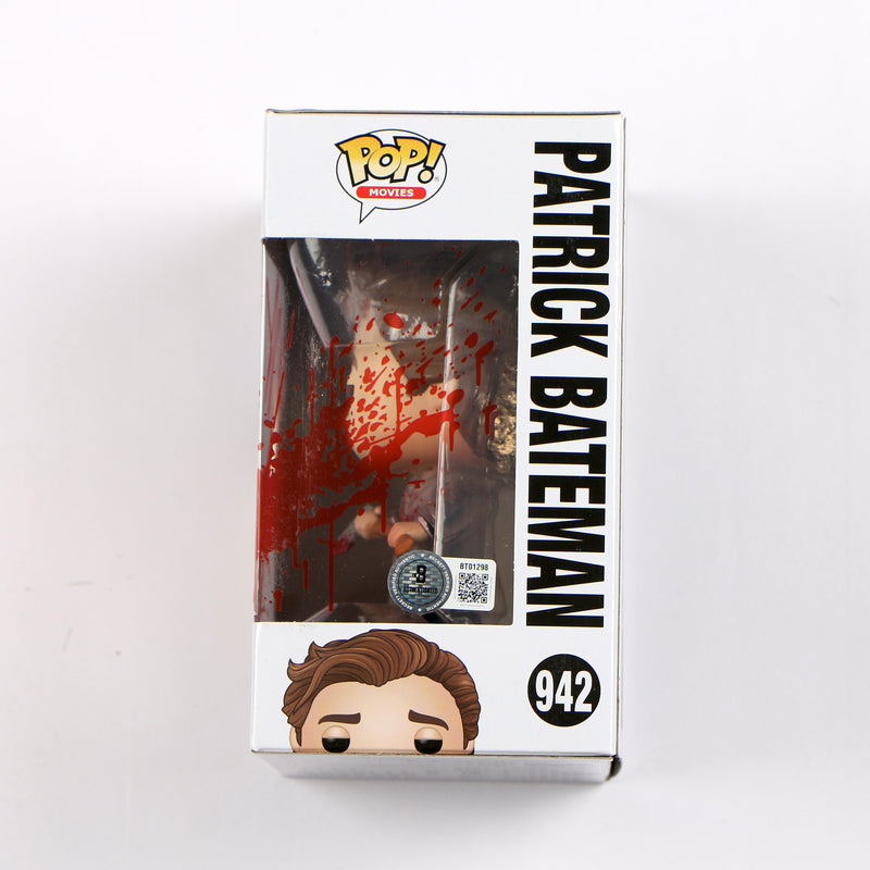 Christian Bale Signed Funko Pop 942 Patrick Bateman American Psycho Chase Beckett