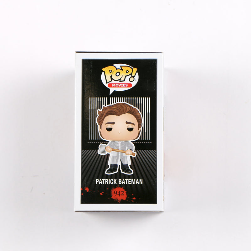 Christian Bale Signed Funko Pop 942 Patrick Bateman American Psycho Chase Beckett