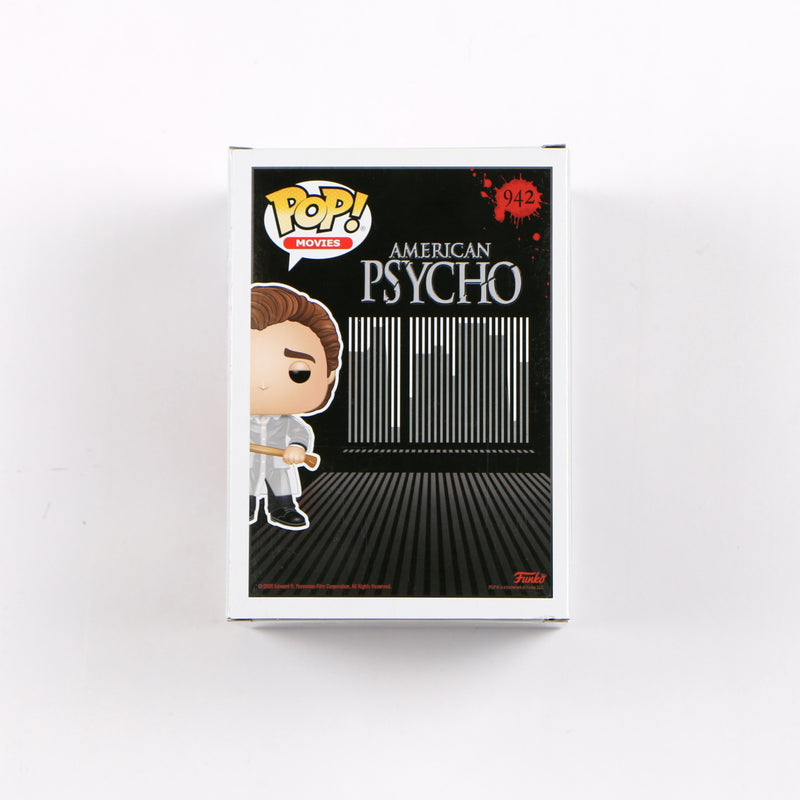 Christian Bale Signed Funko Pop 942 Patrick Bateman American Psycho Chase Beckett
