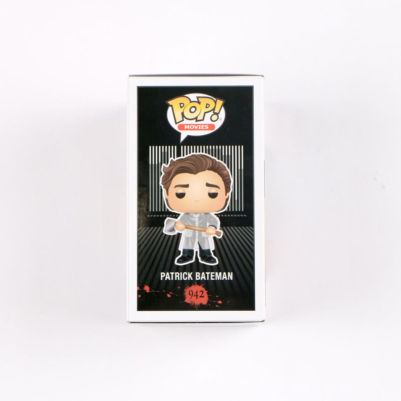 Christian Bale Signed Funko Pop 942 Patrick Bateman American Psycho Chase Beckett