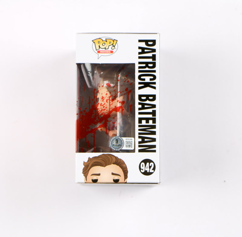 Christian Bale Signed Funko Pop 942 Patrick Bateman American Psycho Chase Beckett