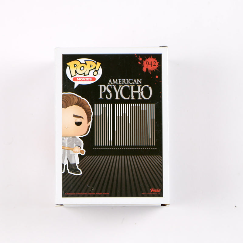 Christian Bale Signed Funko Pop 942 Patrick Bateman American Psycho Chase Beckett