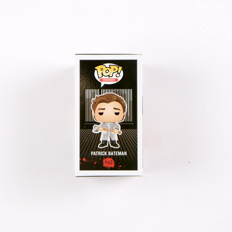 Christian Bale Signed Funko Pop 942 Patrick Bateman American Psycho Chase Beckett