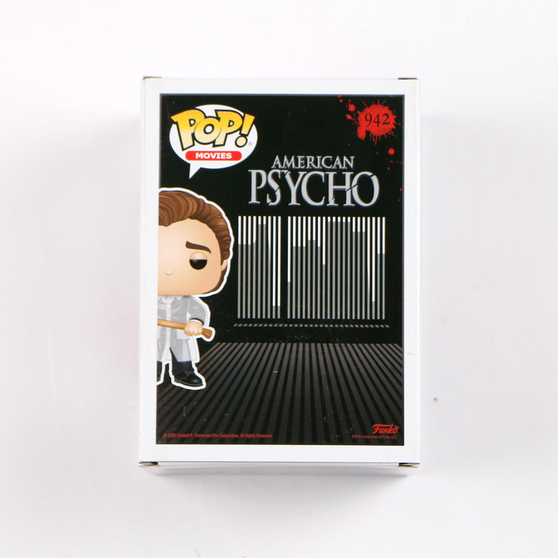 Christian Bale Signed Funko Pop 942 Patrick Bateman American Psycho Auto Beckett