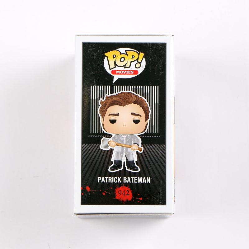 Christian Bale Signed Funko Pop 942 Patrick Bateman American Psycho Auto Beckett