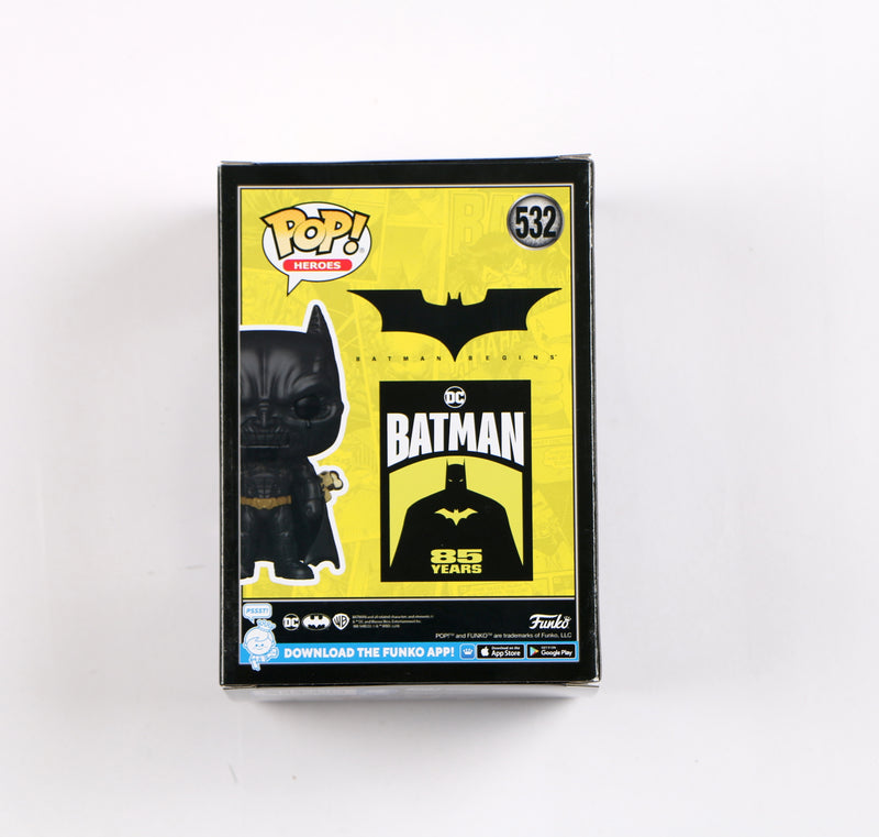 Christian Bale Signed Funko Pop 532 Fear Gas Batman Batman Begins Beckett