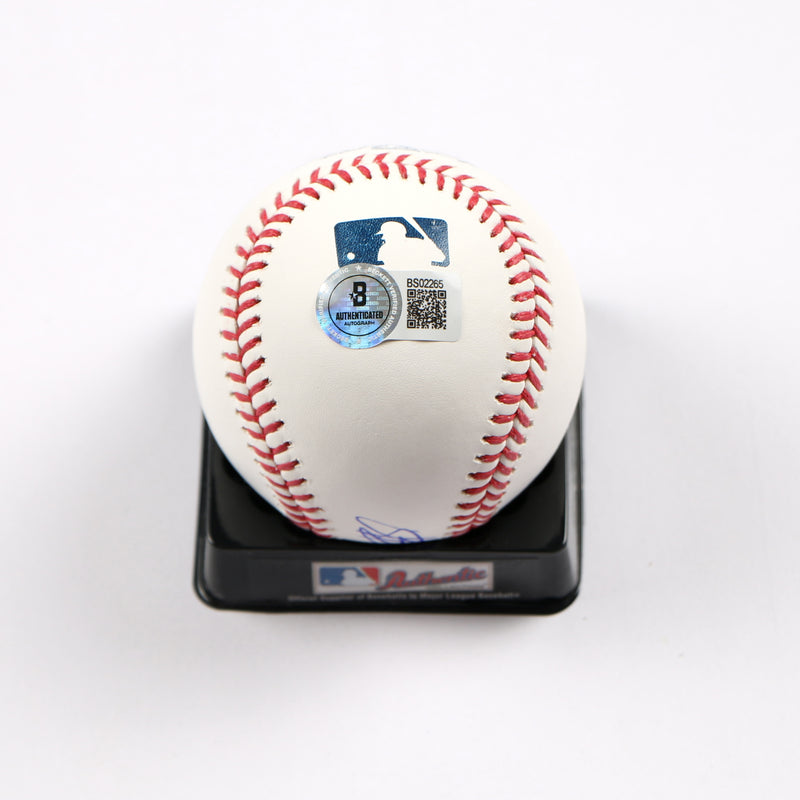 Hunter Greene Signed Baseball OMLB Greene Auto Cincinnati Reds Beckett
