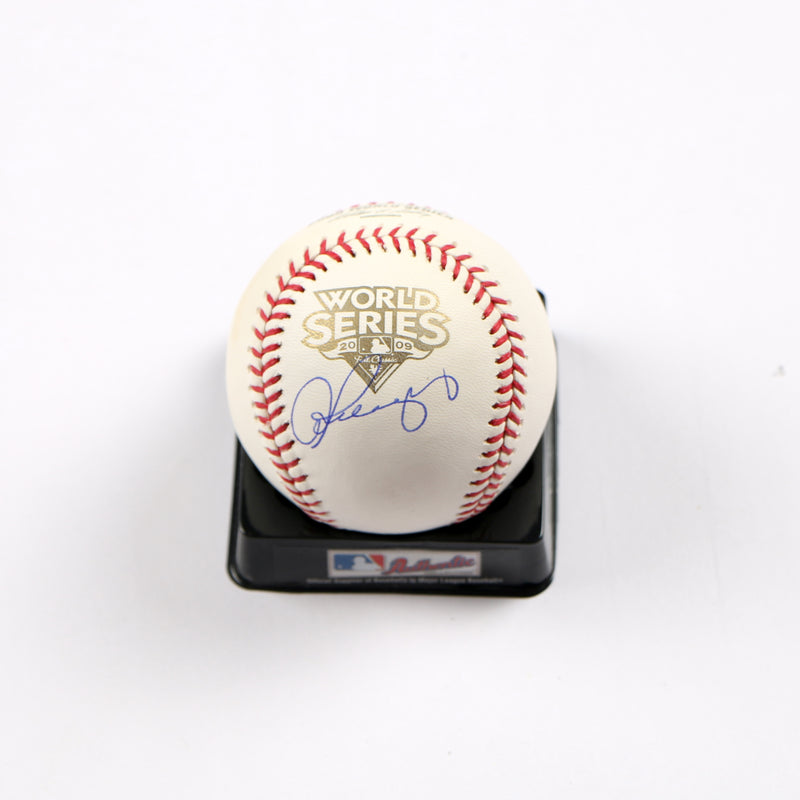 Alex Rodriguez Signed Baseball 2009 World Series Baseball Yankees Beckett