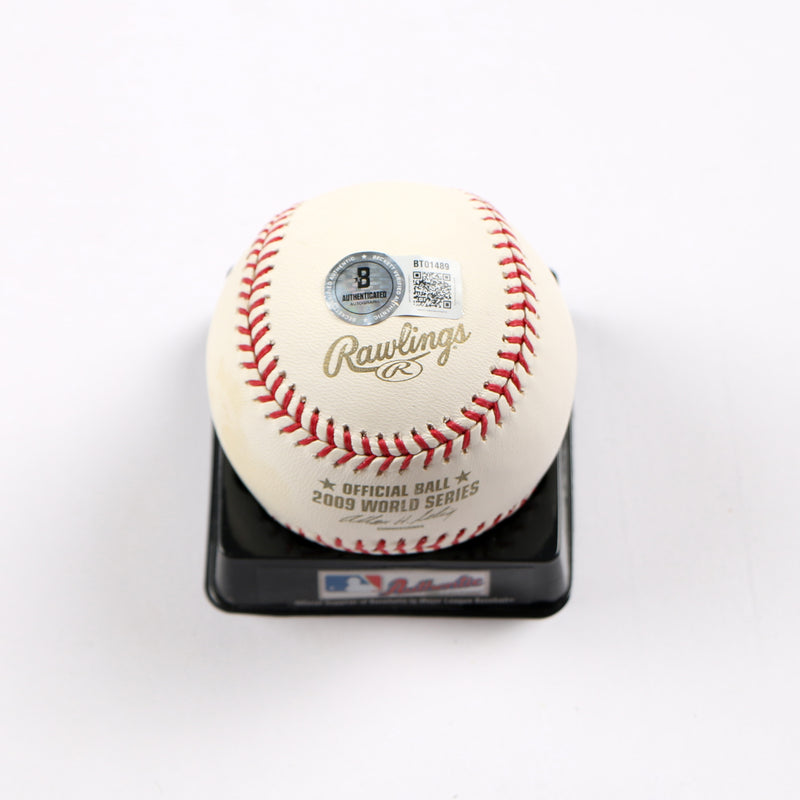 Alex Rodriguez Signed Baseball 2009 World Series Baseball Yankees Beckett