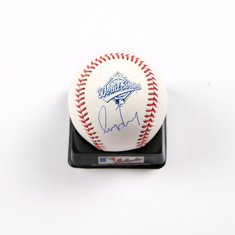 Greg Maddux Signed Baseball 1995 World Series Atlanta Braves Maddux Auto Beckett