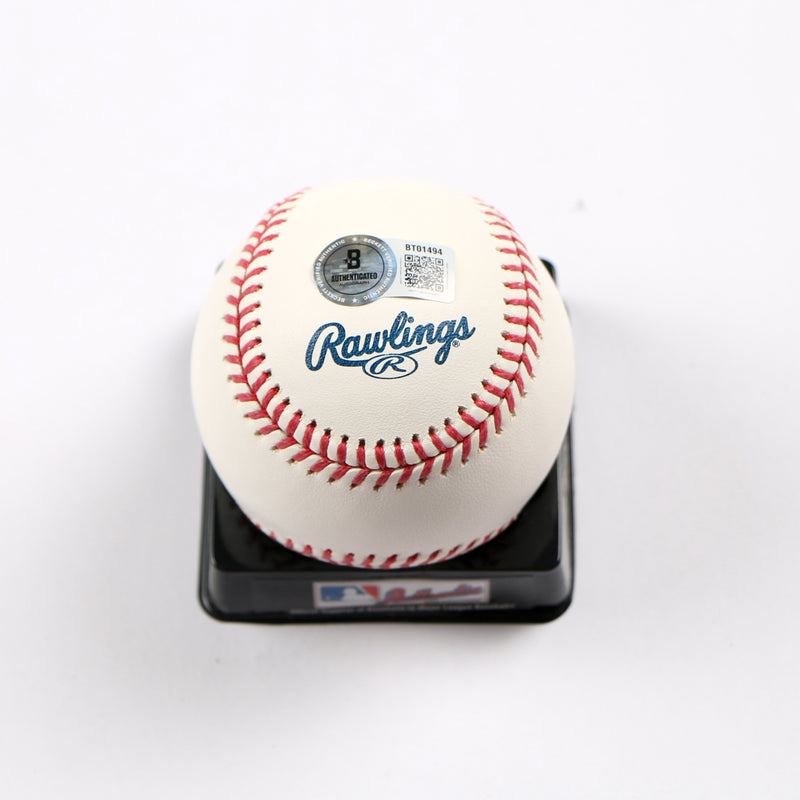 Greg Maddux Signed Baseball Hall of Fame Atlanta Braves Maddux Auto Beckett