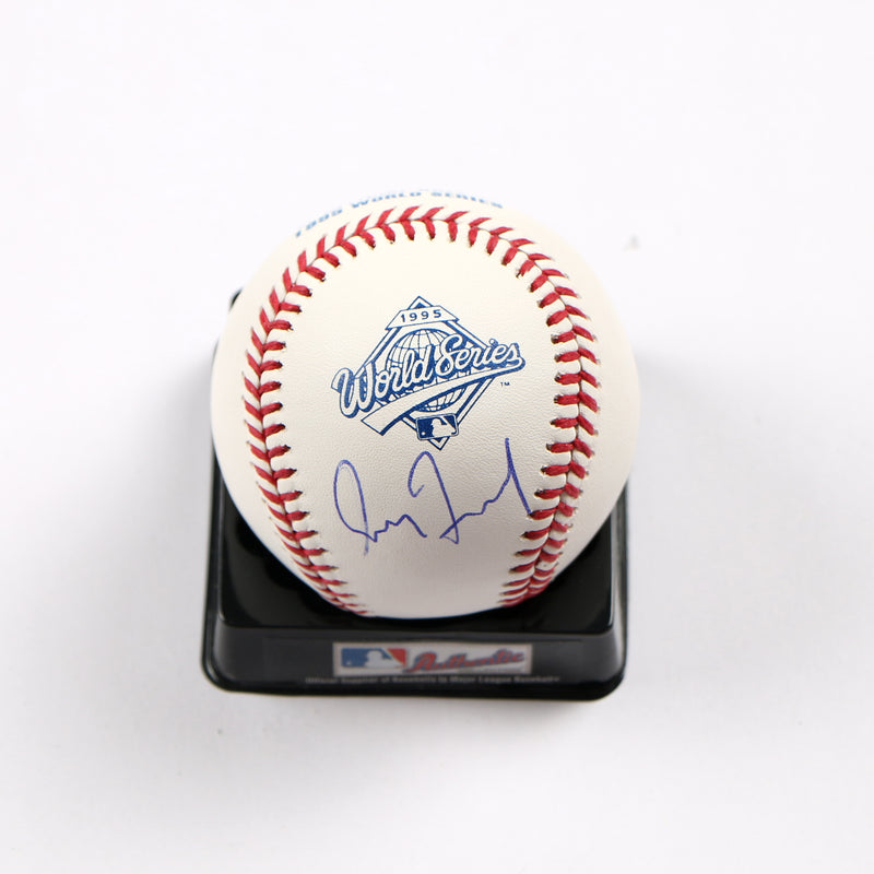 Greg Maddux Signed Baseball 1995 World Series Atlanta Braves Maddux Auto Beckett