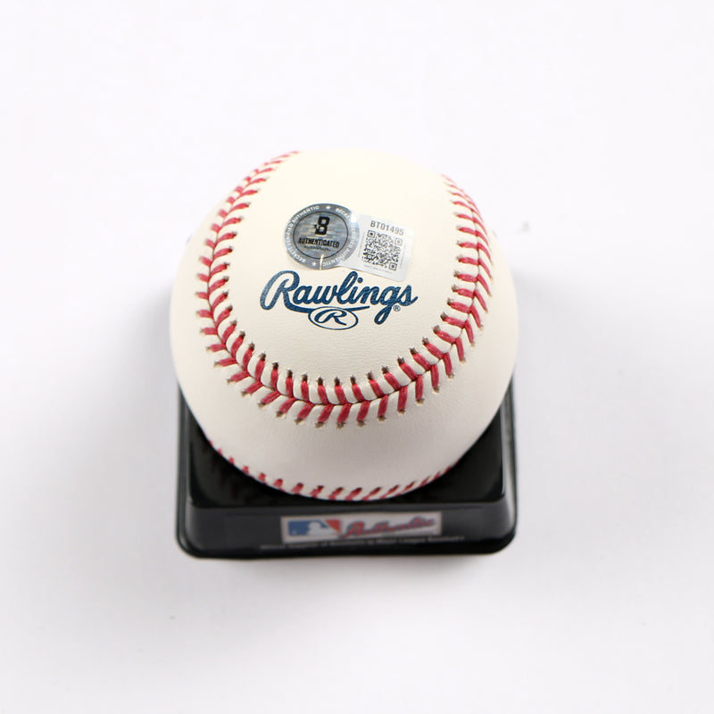 Greg Maddux Signed Baseball Hall of Fame Atlanta Braves Maddux Auto Beckett