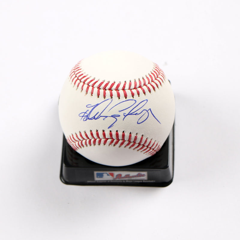 Andres Galarraga Signed Baseball Atlanta Braves The Big Cat Beckett