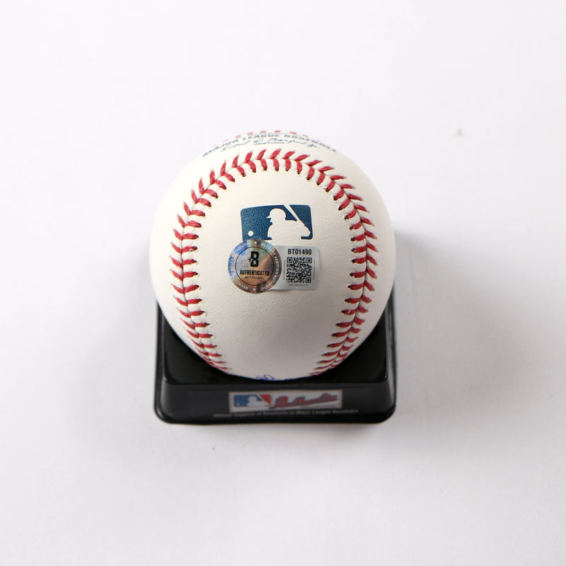 Andres Galarraga Signed Baseball Atlanta Braves The Big Cat Beckett