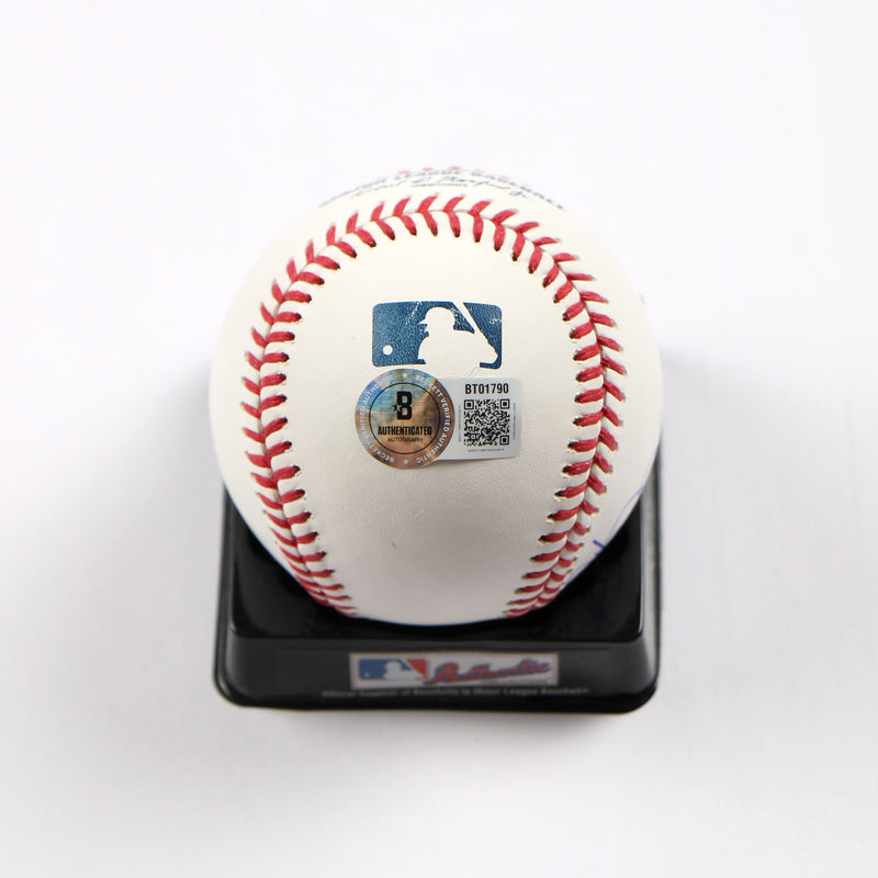 Devin Williams Max Fried Signed Baseball OMLB New York Yankees Beckett