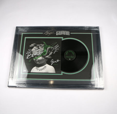 Gunna and Lil Baby Signed Vinyl Drip Harder Framed Vinyl Record