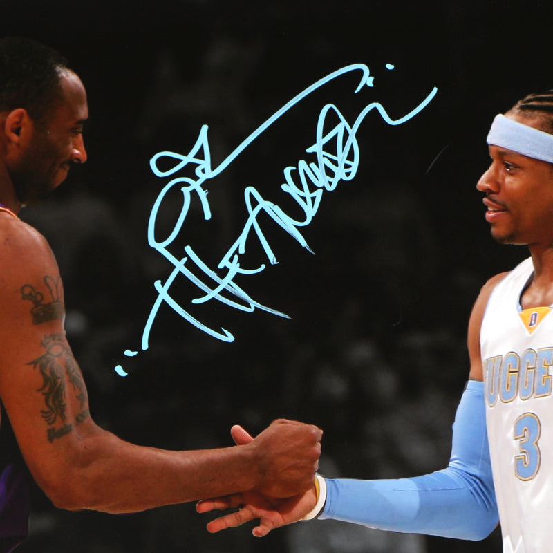 Allen Iverson Signed Photo 16x20 Denver Nuggets Iverson Kobe "The Answer" Beckett