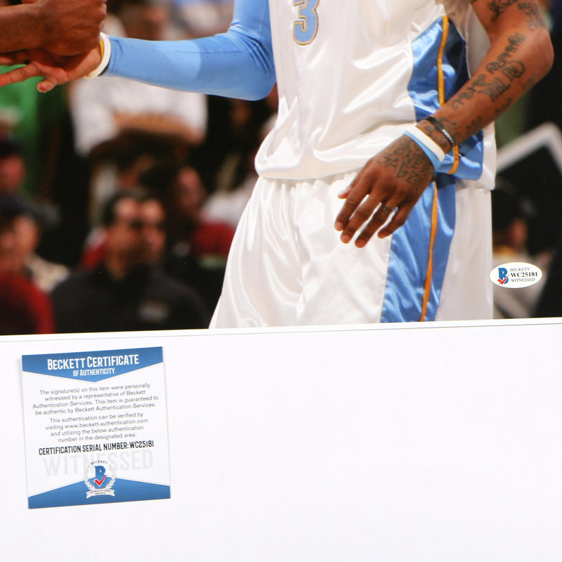 Allen Iverson Signed Photo 16x20 Denver Nuggets Iverson Kobe "The Answer" Beckett