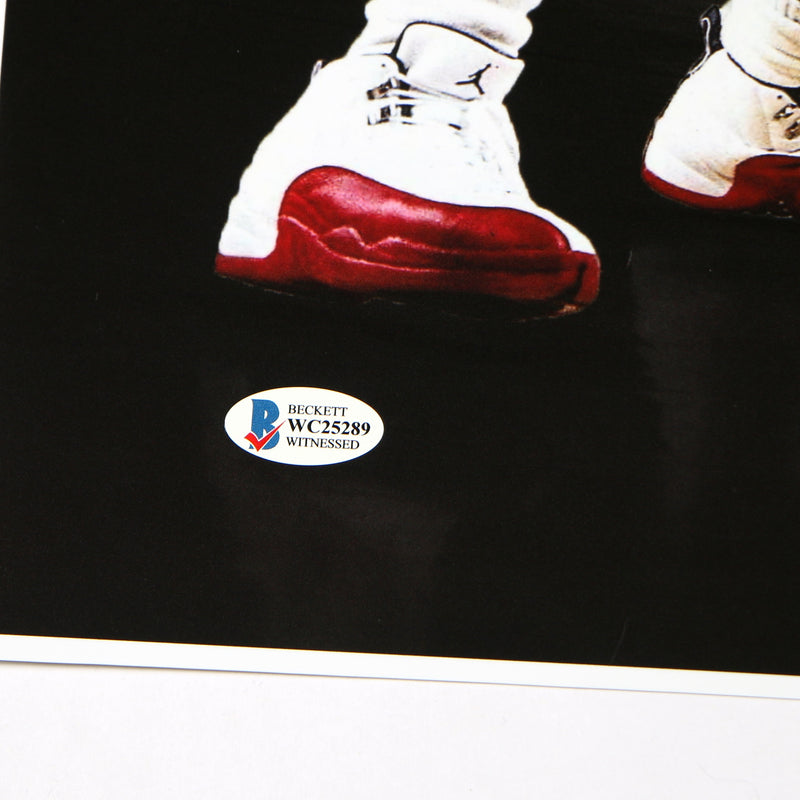 Allen Iverson Signed Photo Michael Jordan Philadelphia 76ers "The Answer" Beckett