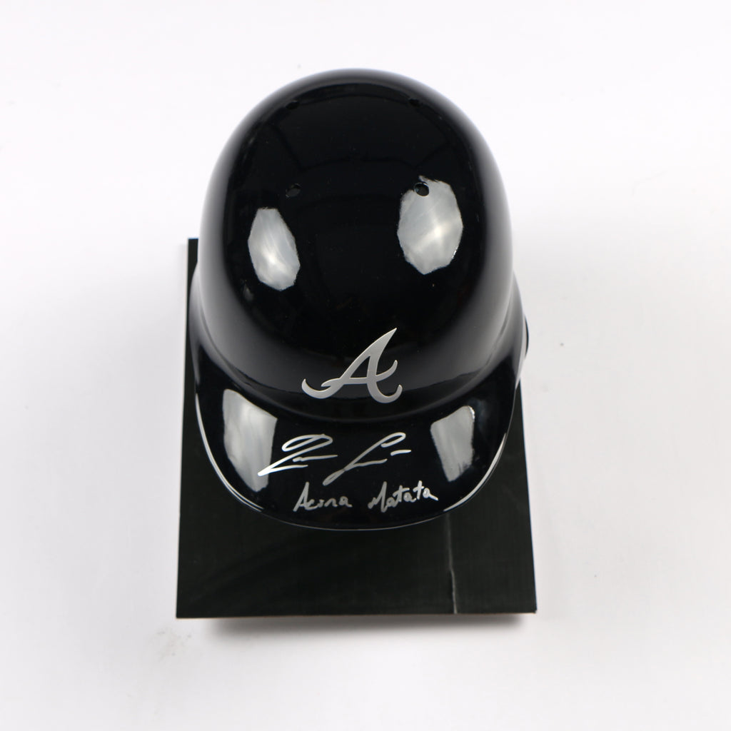 Ronald Acuna Signed Helmet full size Atlanta Braves MLB "Acuña Matata" Beckett